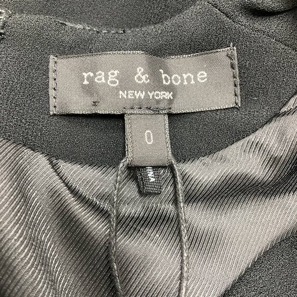 RAG & BONE BLACK SONIA JAPANESE CREPE JUMPSUIT - Picture 4 of 6